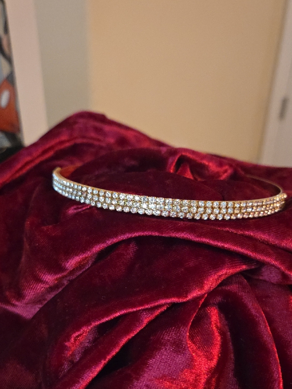 Gold Crystal Rhinestone Headband